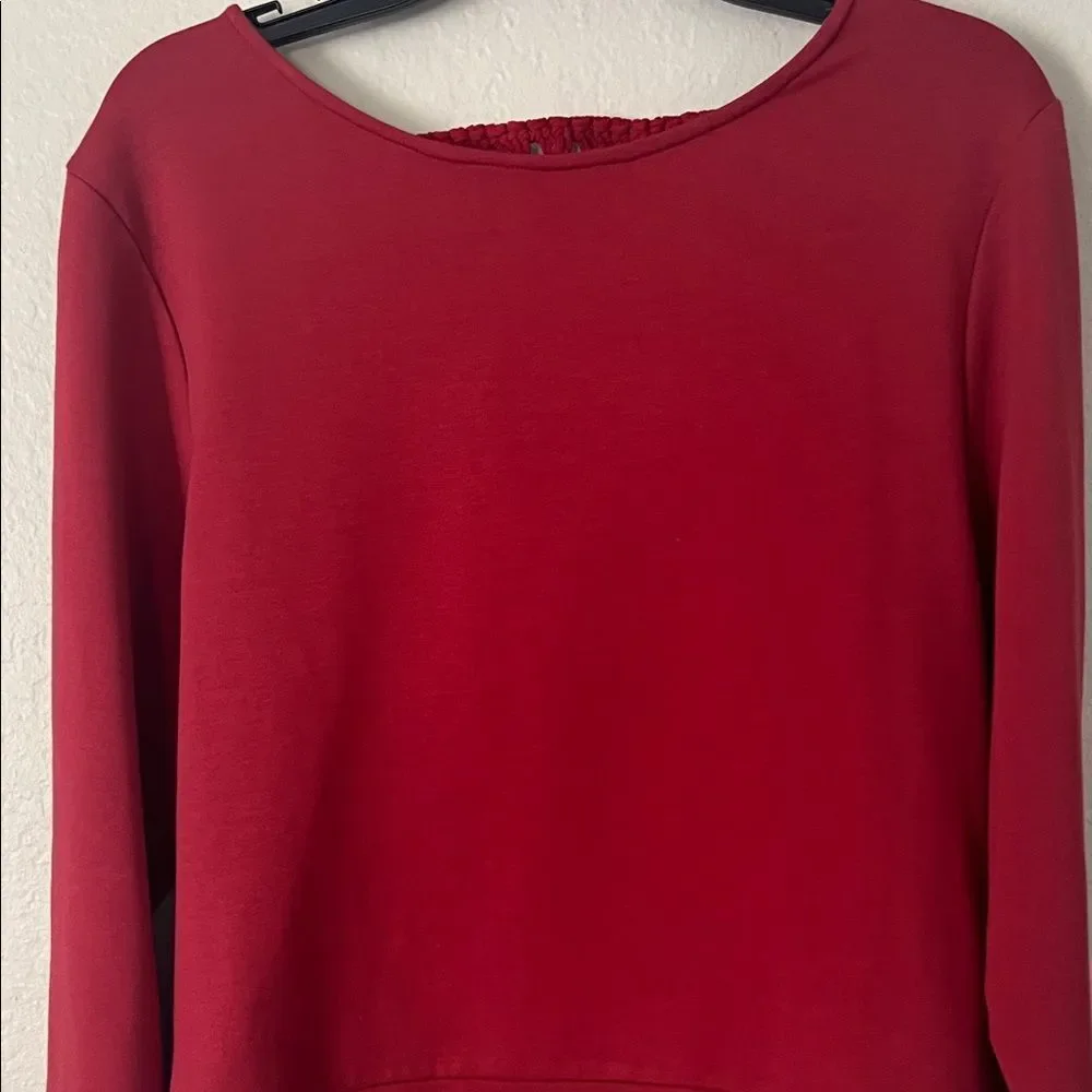 Carbon38 Legion Pullover Sweatshirt Macrame Crochet Back in Size XS